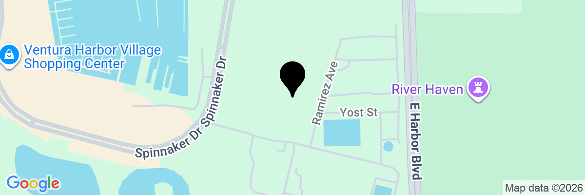 Map showing facility locations