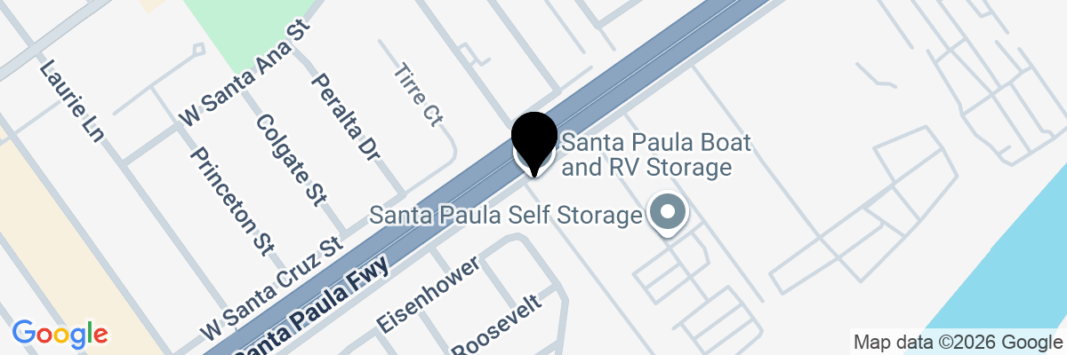 Map showing facility locations