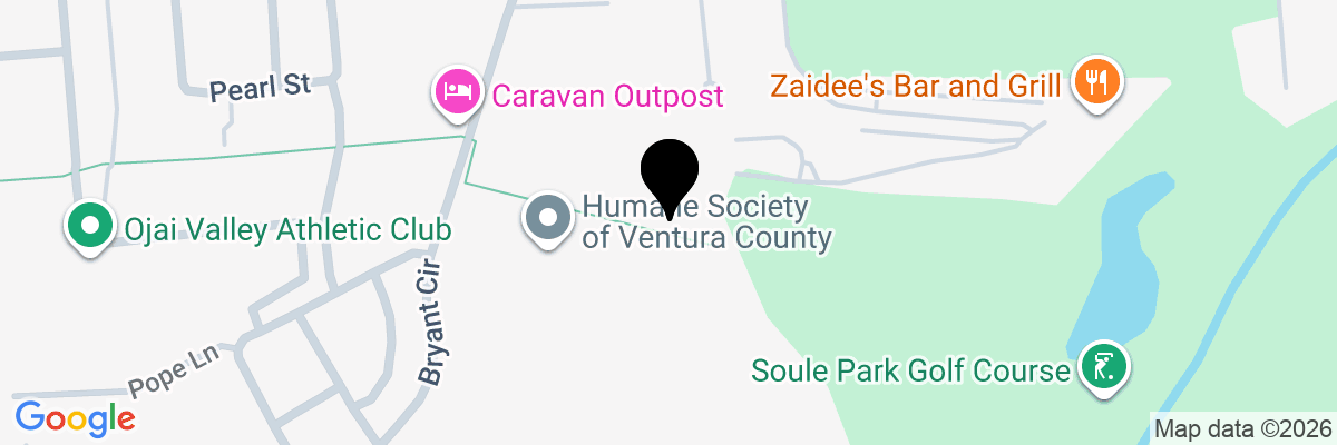 Map showing facility locations