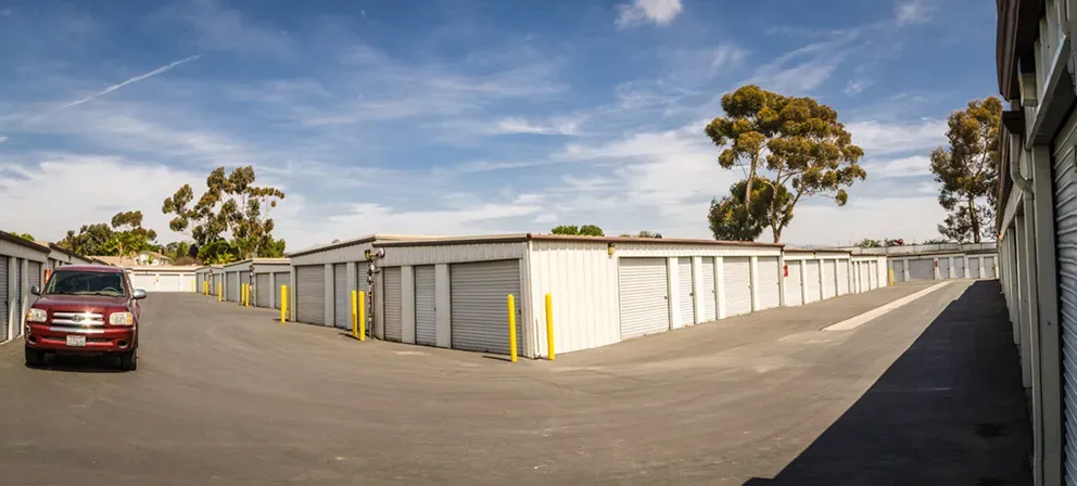 Drive-up storage units