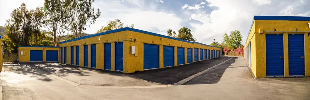 Drive-up storage units