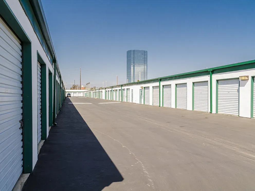 Drive-up storage units