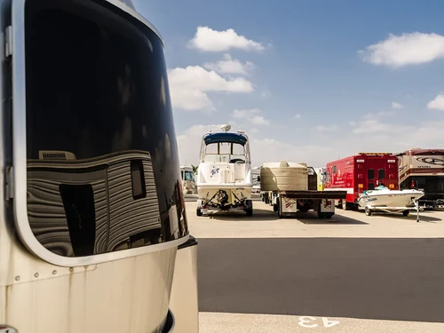 Santa Paula RV storage facility exterior view