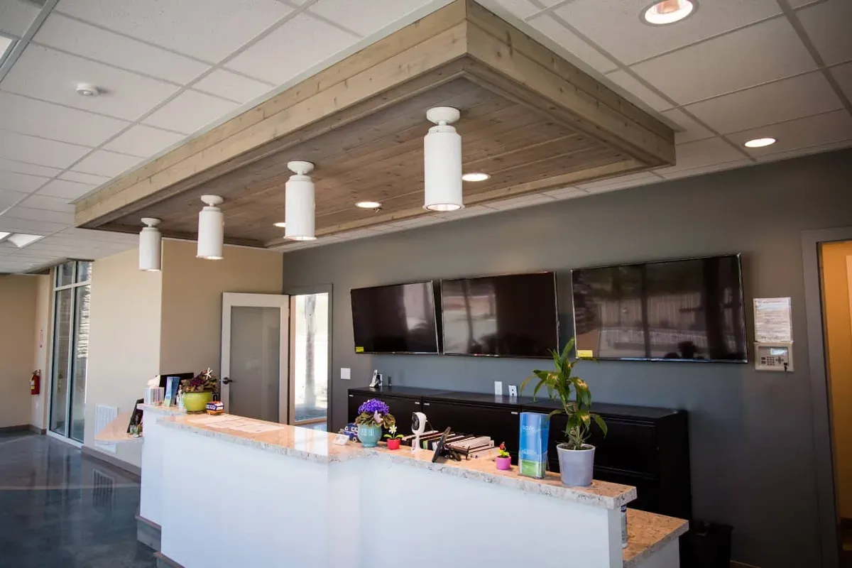 Storage facility office and help desk